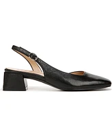 Naturalizer Jayla Mid-Heel Square Toe Slingback Pumps