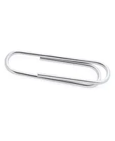 Bling Jewelry Executive Gift Simple Large Strong Sterling Silver Credit Card Holder Paper Clip Money Clip Finish