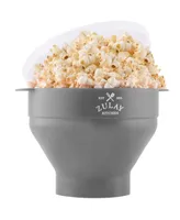 Collapsible Popcorn Maker with Lid