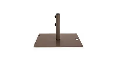 Portable 50 lbs Umbrella Base Stand with Handle and Wheels for Patio Square
