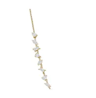 Alev Jewelry Aj by Alev Multi Shape White Topaz Necklace