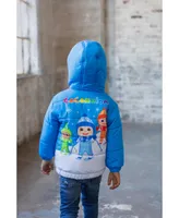 CoComelon Jj Cody Nico Baby Zip Up Fashion Winter Puffer Jacket Toddler| Child Boys