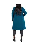 City Chic Women's Effortless Coat