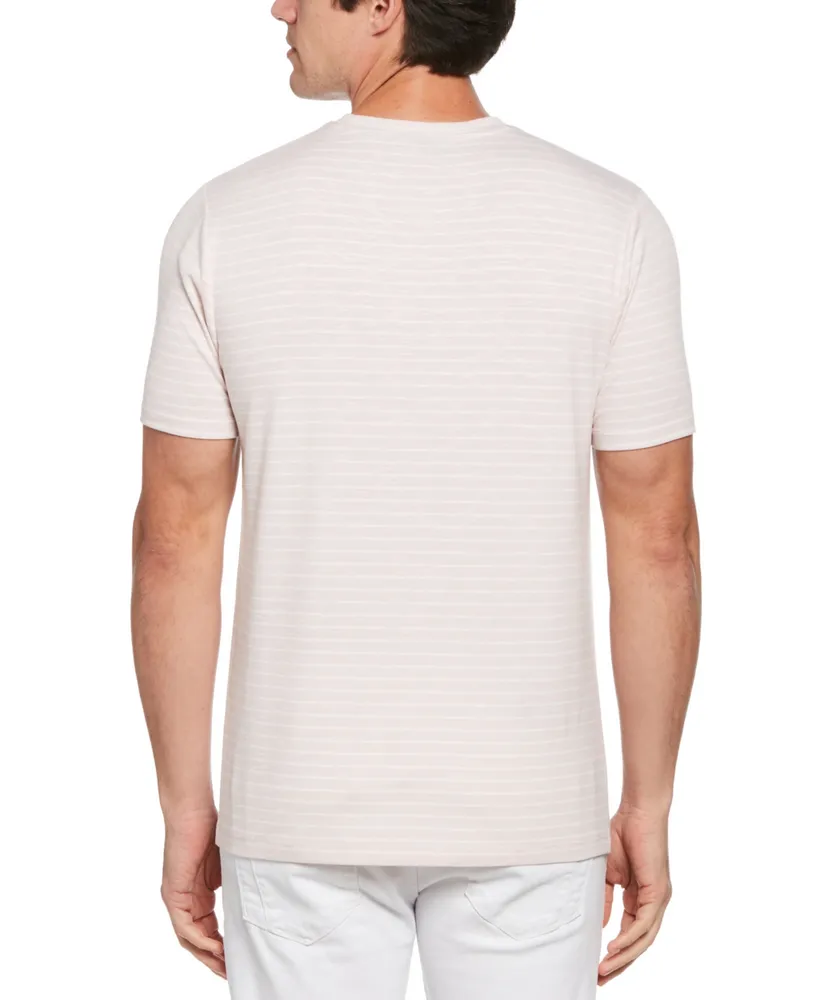 Perry Ellis Men's Short Sleeve Crewneck Striped T-Shirt
