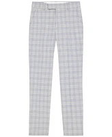 Calvin Klein Big Boys Stretch Deco Plaid Machine Washable Pants