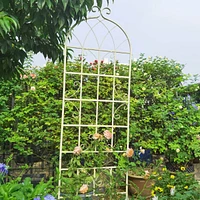 Metal Garden Trellis 86.7" X 19.7" for Climbing Plants