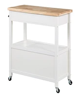 Office Star 35.25 Wood Radford Kitchen Cart