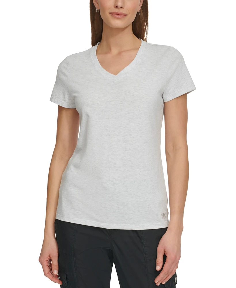 Dkny Sport Women's V-Neck Short-Sleeve T-Shirt