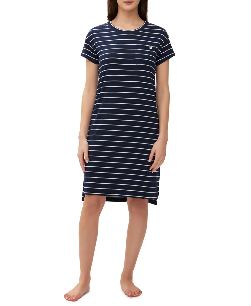 GAP, Dresses, Gap Navy Blue White Stripe Sleeveless Bodycon Dress Sz S