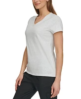 Dkny Sport Women's V-Neck Short-Sleeve T-Shirt