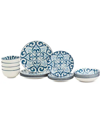 Tabletops Unlimited Ragusa 16 Pc. Dinnerware Set, Service for 4