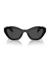 Prada Women's Low Bridge Fit Sunglasses Pr A02SF