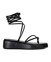 Smash Shoes Women's Naz Flatform Strappy Sandals