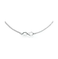 Bling Jewelry Multi Infinity Love Knot Anklet Ankle Bracelet For Women Link Chain Sterling Silver Adjustable 9 To 10 Inch Extender