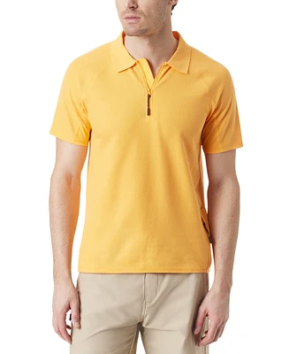 Bass Outdoor Men's Half-Zip Tech Polo