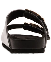 Madden Girl Bodie Buckle Footbed Slide Sandals