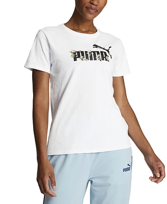 Puma Women's Rose Garden Cotton Graphic T-Shirt