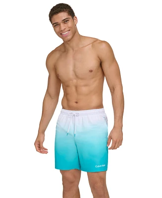 Calvin Klein Men's Sky Gradient 7" Volley Swim Trunks