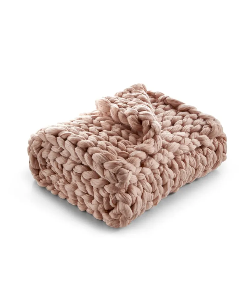 Cozy Tyme Berenice Chunky Knit Throw 50"x70"