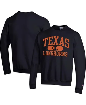Men's Champion Black Texas Longhorns Arch Pill Sweatshirt