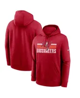 Men's Nike Red Tampa Bay Buccaneers Club Fleece Pullover Hoodie