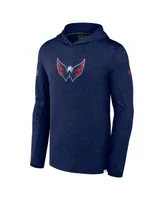 Men's Fanatics Navy Washington Capitals Authentic Pro Lightweight Pullover Hoodie