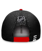 Men's Fanatics Black, Red Chicago Blackhawks Authentic Pro Rink Two-Tone Snapback Hat