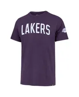 Men's '47 Brand Purple Los Angeles Lakers Franklin Fieldhouse T-shirt