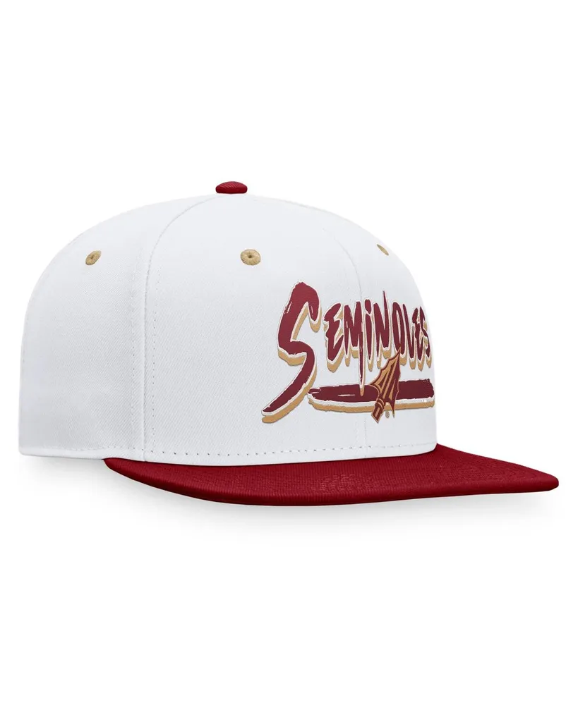 Men's Top of the World Gold, Garnet Florida State Seminoles Sea Snapback Hat