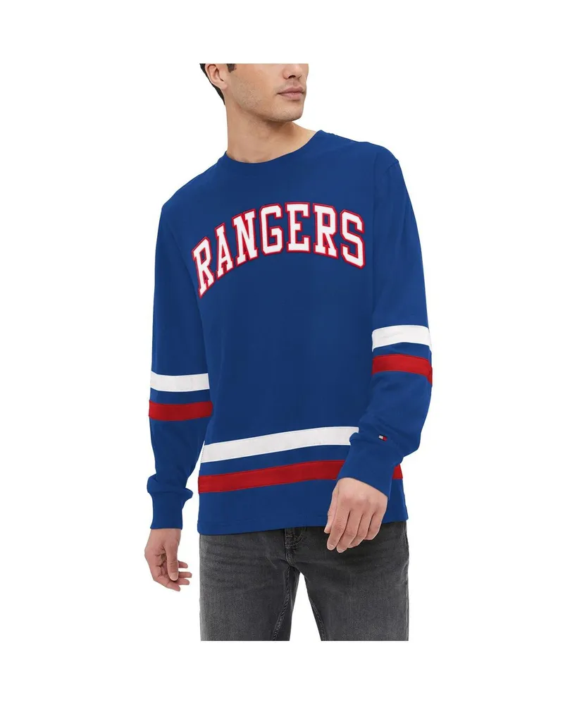 Men's Tommy Hilfiger Royal New York Rangers Nolan Long Sleeve T-shirt
