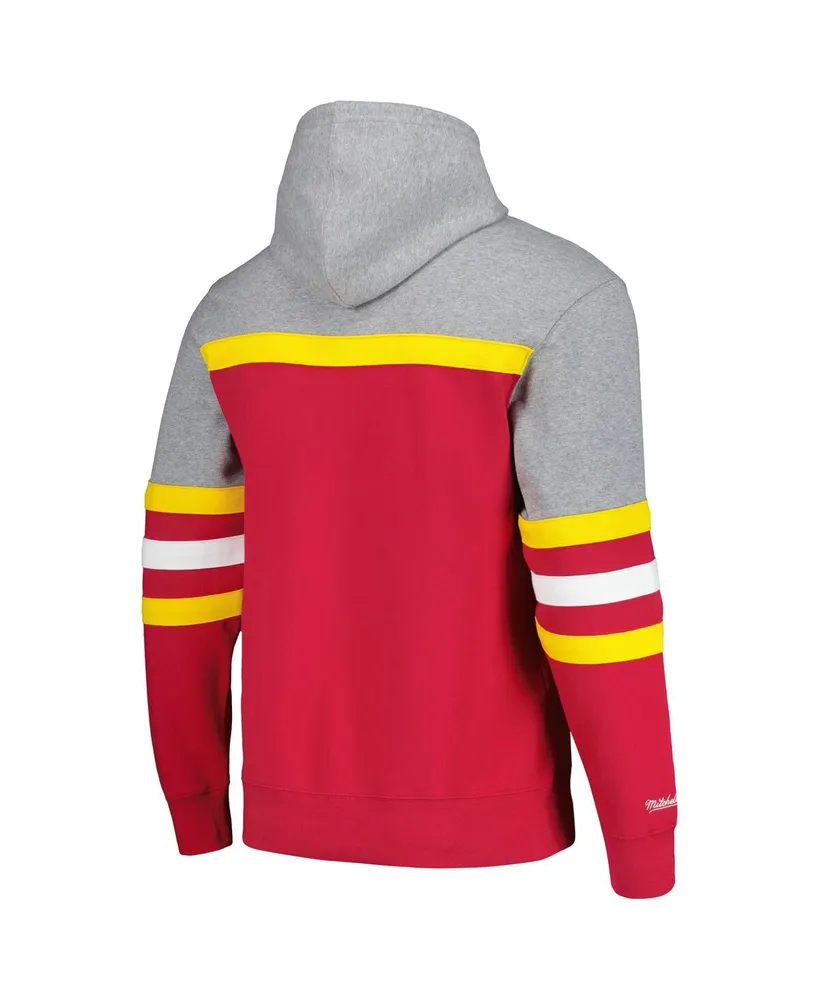 Men's Mitchell & Ness Cardinal Usc Trojans Head Coach Pullover Hoodie