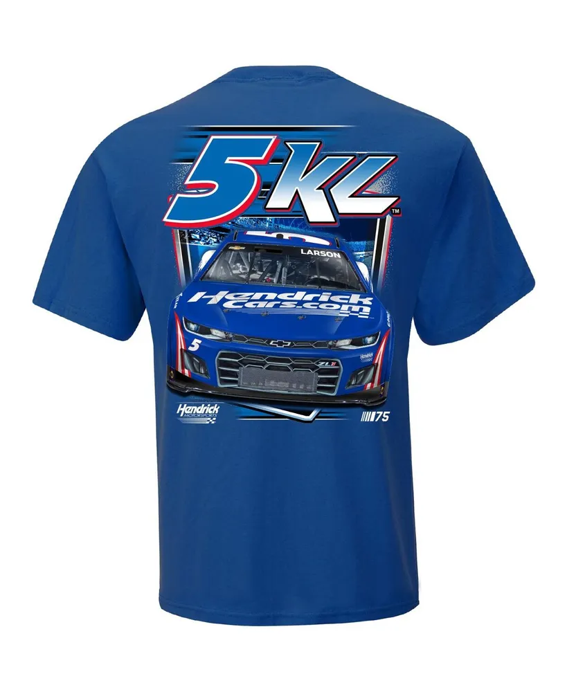 Men's Hendrick Motorsports Team Collection Royal Kyle Larson HendricksCars.com Dominator T-shirt