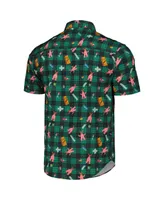 Men's and Women's Rsvlts Green A Christmas Story on Cleveland Street Kunuflex Button-Down Shirt