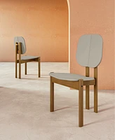 Manhattan Comfort Gales -Piece Mdf Dining Chair With Solid Wood Legs