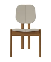 Manhattan Comfort Gales -Piece Mdf Dining Chair With Solid Wood Legs