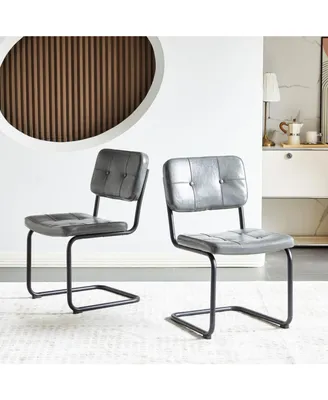 Simplie Fun Modern Pu Leather Dining Chair Set of 4