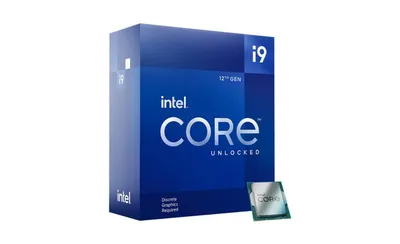 Intel BX8071512900KF 125 watt 8 Cores up to 5.2 gHz Unlocked LGA1700 600 Series Chipset Core i9-12900KF Desktop Processor