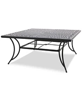 Wythburn Mix and Match 64" Square Cast Aluminum Outdoor Dining Table