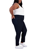 Style & Co Plus High-Rise Straight-Leg Jeans