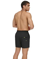 Calvin Klein Men's Logo Elastic Waist Modern Euro 5" Volley Swim Trunks