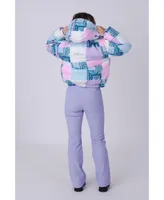 OOSC Women's Patchwork Chic Ski Suit - Macy's