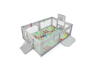 Large Baby Playpen with Mat and Ocean Balls