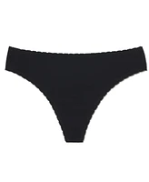 Women's Adorned Cotton Thong