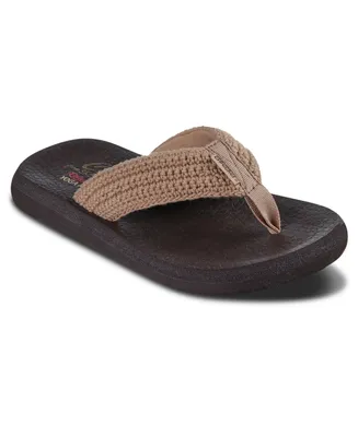 Skechers Women's Cali Asana - Valley Chic Flip-Flop Thong Sandals from Finish Line