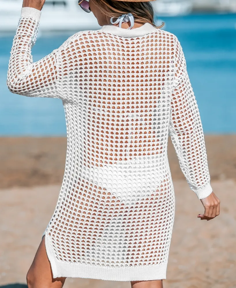 Women's Ocean Side Netted Cover-Up Dress
