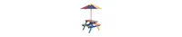 4 Seat Kids Picnic Folding Garden Umbrella Table