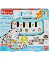 Fisher Price Glow and Grow Kick Play Piano Gym Baby Playmat with Musical Learning Toy
