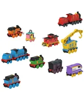 Thomas & Friends the Track Team Engine Pack, 10 Diecast Push-Along Toy Trains Vehicles