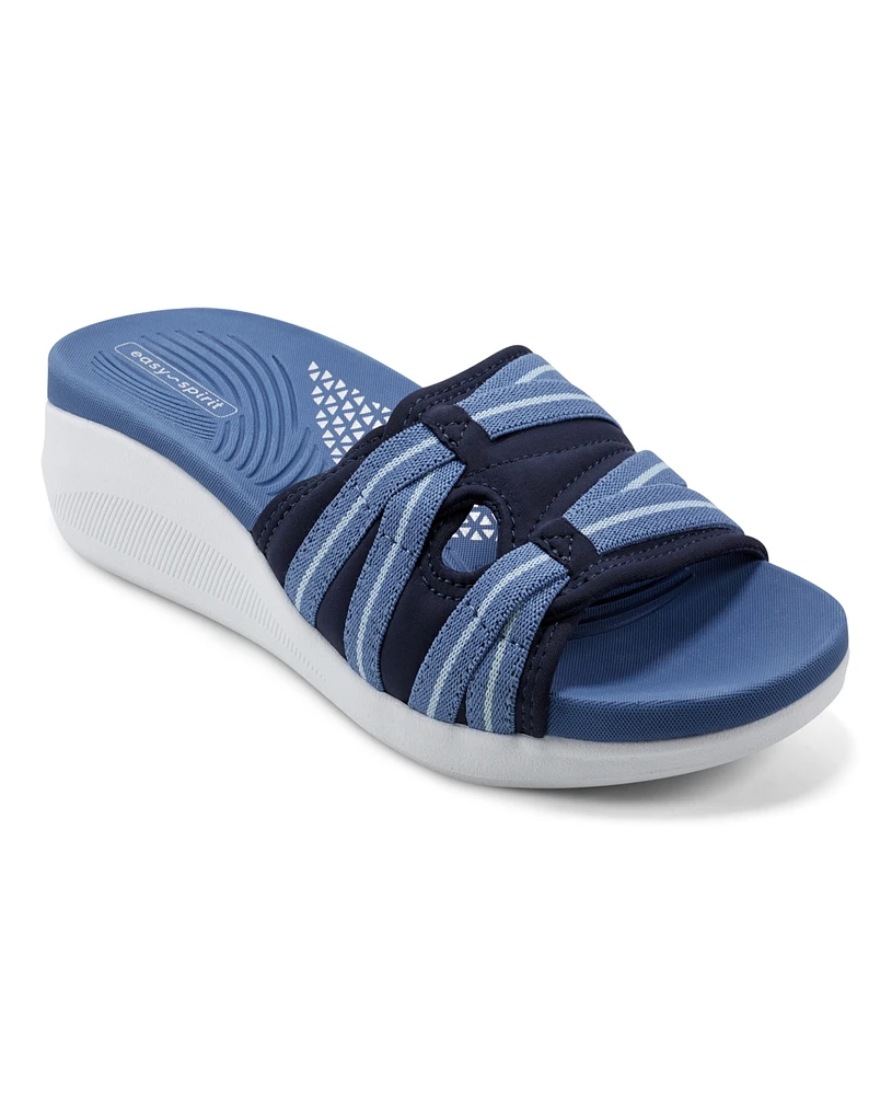 Easy Spirit Women's Wisher Round Toe Slip-On Casual Sandals