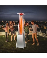 42000 Btu Pyramid Patio Heater with Wheels